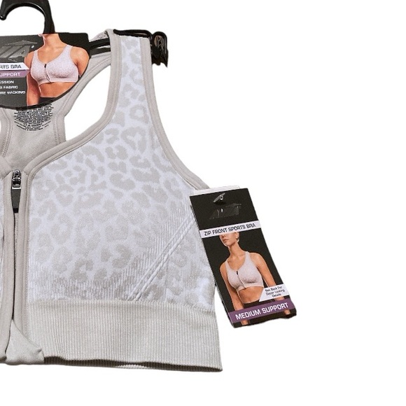 Avia Seamless Zip Front Sports Bra - Picture 7 of 8